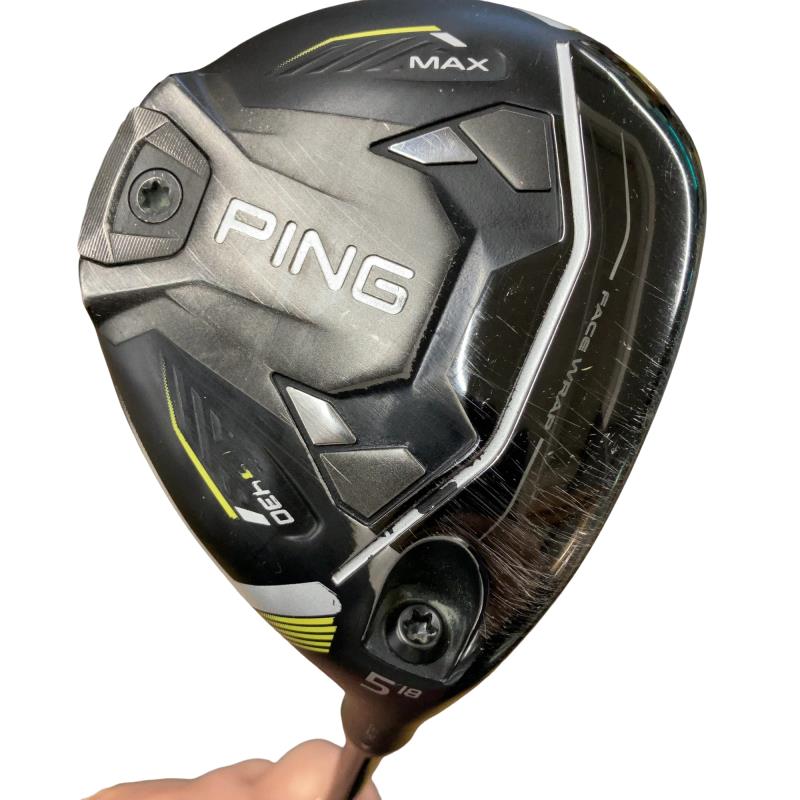 PING - 【中古】 ピン G430 MAX 5W フェアウェイウッド FW ALTA J CB BLACK(FW) (フレックスSR) メンズ 男性用 右利き 右用 Cランク ゴルフクラブ