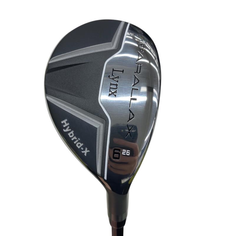 LYNX - 【中古】 リンクス PARALLAX Hybrid-X #6 単品アイアン LI オリジナルカーボン (フレックスR) メンズ 男性用 右利き 右用 Bランク ゴルフクラブ