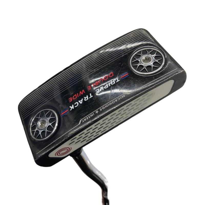 【中古】 オデッセイ TRIPLE TRACK DOUBLE WIDE 34インチ パター PT STROKE LAB BLACK (フレックスその他) メンズ 男性用 右利き 右用 Cランク ゴルフクラブ
