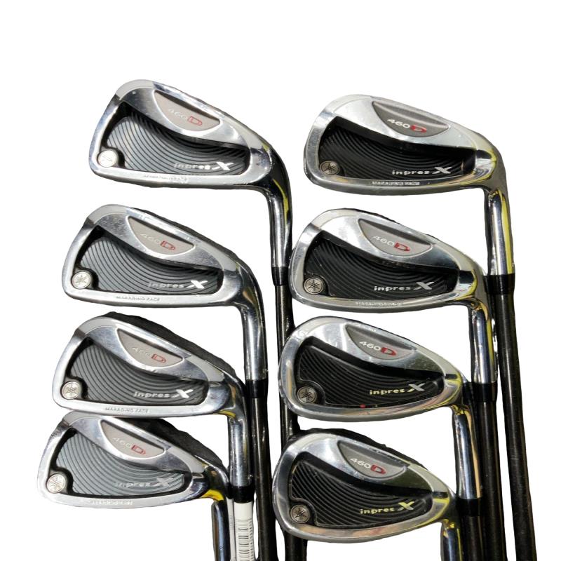 【中古】 ヤマハ inpres X 460D 8S アイアンセット IR DX-507i (フレックスR) メンズ 男性用 右利き 右用 Cランク ゴルフクラブ