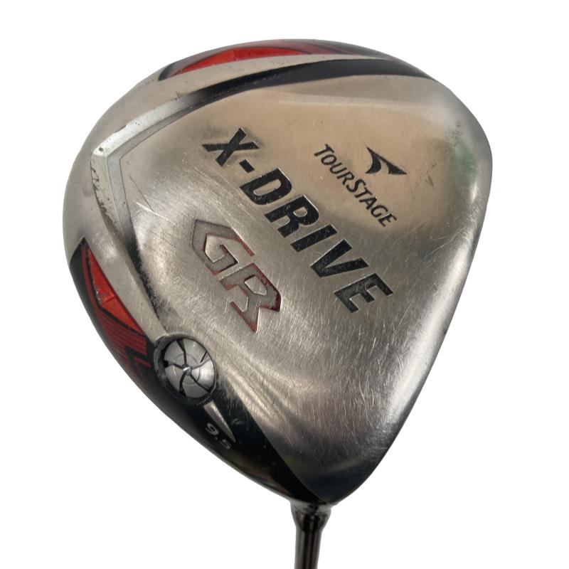 BRIDGESTONE - 【中古】 ブリヂストン TOURSTAGE X-DRIVE GR(2010) 9.5° ドライバー DR Tour AD B10-03w (フレックスS) メンズ 男性用 右利き 右用 Cランク ゴルフクラブ