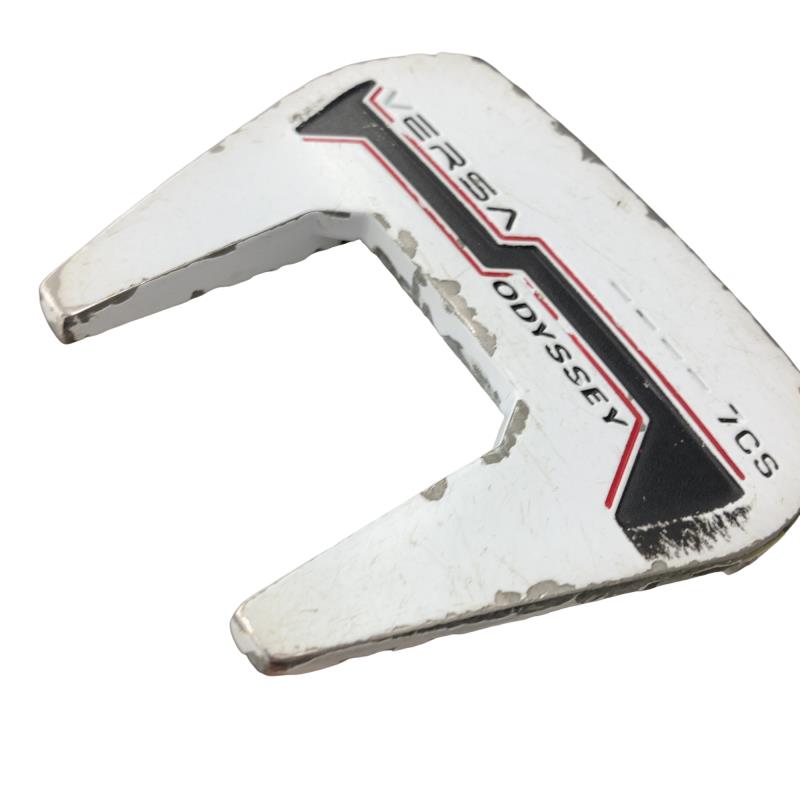 【中古】 オデッセイ VERSA #7CS ホワイト 34インチ パター PT スチール (フレックスその他) メンズ 男性用 右利き 右用 Dランク ゴルフクラブ