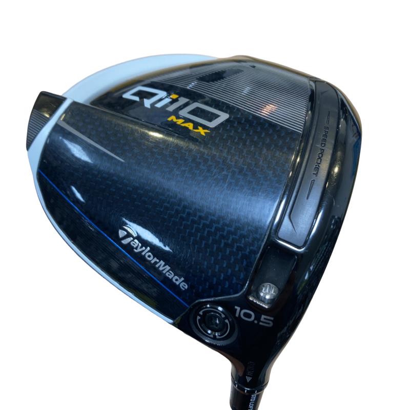 【中古】 テーラーメイド Qi10 MAX LITE 10.5° ドライバー DR SPEEDER NX BLUE for TM (フレックスR) メンズ 男性用 右利き 右用 Cランク ゴルフクラブ