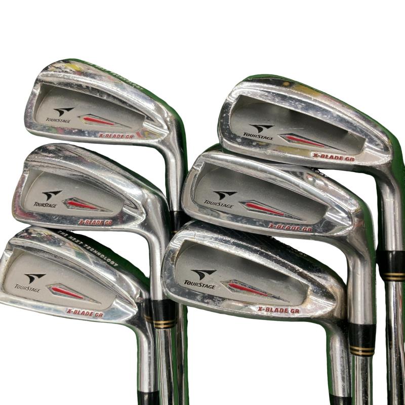BRIDGESTONE - 【中古】 ブリヂストン TOURSTAGE X-BLADE GR(2012) 6S アイアンセット IR NS PRO 950GH ウェイトフロー (フレックスR) メンズ 男性用 右利き 右用 Dランク ゴルフクラブ