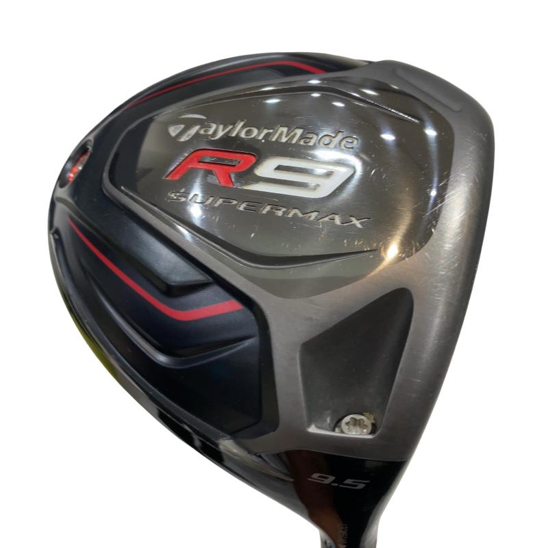 【中古】 テーラーメイド R9 SUPER MAX 9.5° ドライバー DR Motore SUPERMAX 50(ドライバー) (フレックスS) メンズ 男性用 右利き 右用 Cランク ゴルフクラブ