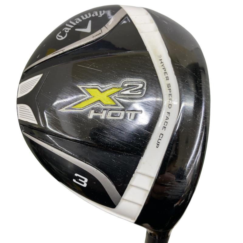 【中古】 キャロウェイ X2 HOT 3W フェアウェイウッド FW X2 HOT(フェアウェイ) (フレックスS) メンズ 男性用 右利き 右用 Cランク ゴルフクラブ