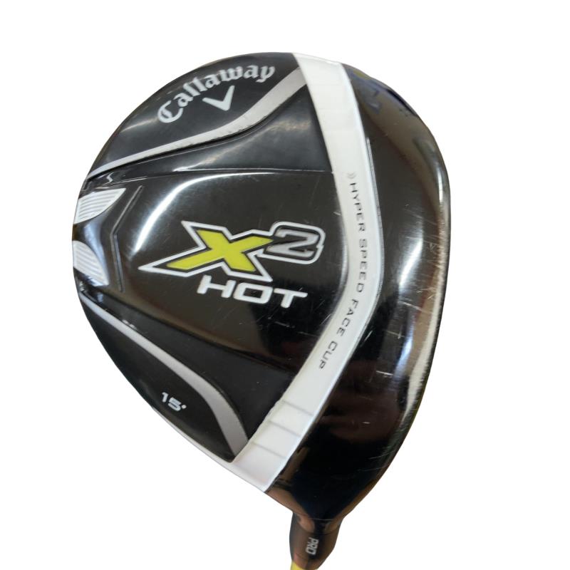 【中古】 キャロウェイ X2 HOT PRO 15° フェアウェイウッド FW Tour AD MT-6 (フレックスS) メンズ 男性用 右利き 右用 Cランク ゴルフクラブ