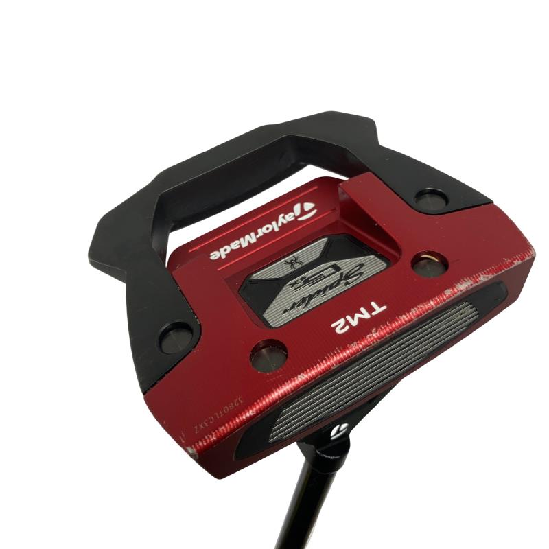 【中古】 テーラーメイド Spider GTx TRUSS RED TM2 33インチ パター PT スチール (フレックスその他) メンズ 男性用 右利き 右用 Cランク ゴルフクラブ