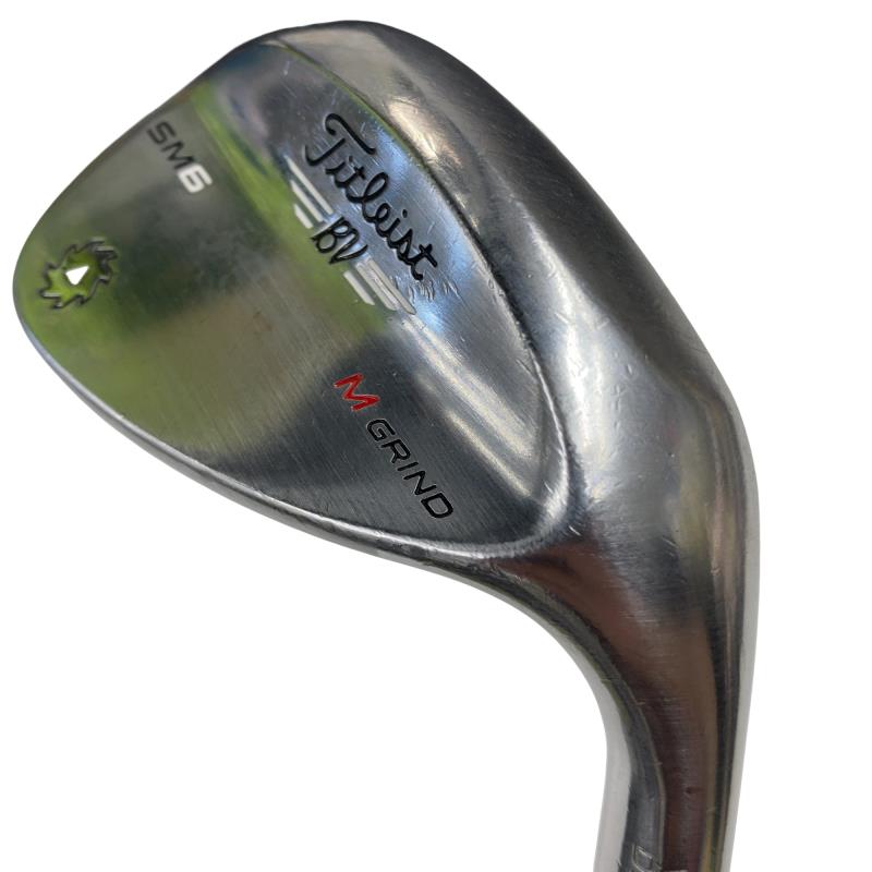 【中古】 タイトリスト VOKEY SPIN MILLED SM6 ツアークロム 56°/08°M ウェッジ WG Dynamic Gold (フレックスS) メンズ 男性用 右利き 右用 Cランク ゴルフクラブ