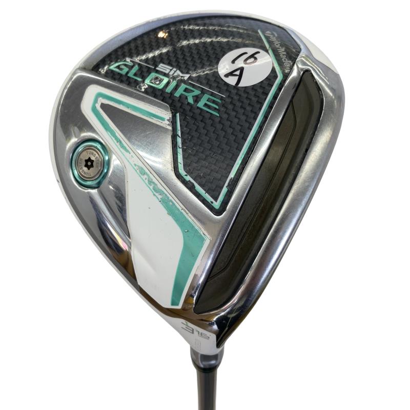 【中古】 テーラーメイド SIM GLOIRE 3W レディース フェアウェイウッド FW AIR Speeder TM(FW) (フレックスA) レディース 女性用 右利き 右用 Dランク ゴルフクラブ