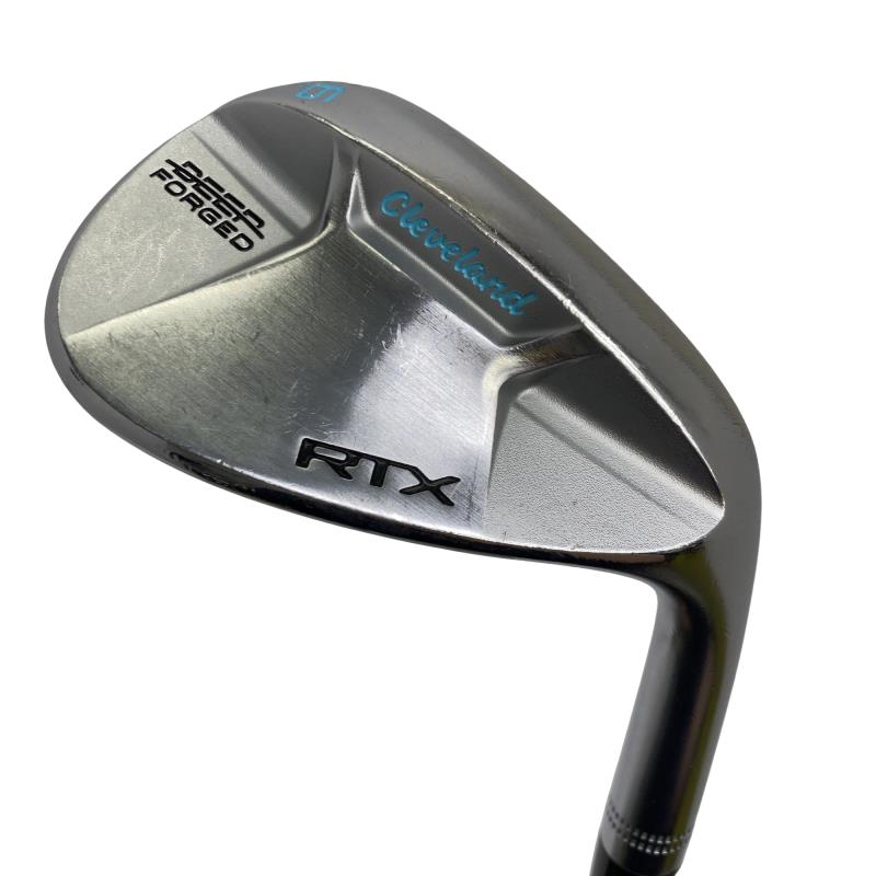 【中古】 クリーブランド Cleveland RTX DEEP FORGED 56°/12° MID ウェッジ WG 純正特注シャフト (フレックスその他) メンズ 男性用 右利き 右用 Dランク ゴルフクラブ