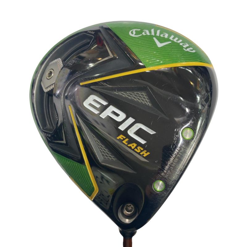 CALLAWAY - 【中古】 キャロウェイ EPIC FLASH 9° ドライバー DR 純正特注シャフト (フレックスその他) メンズ 男性用 右利き 右用 Cランク ゴルフクラブ