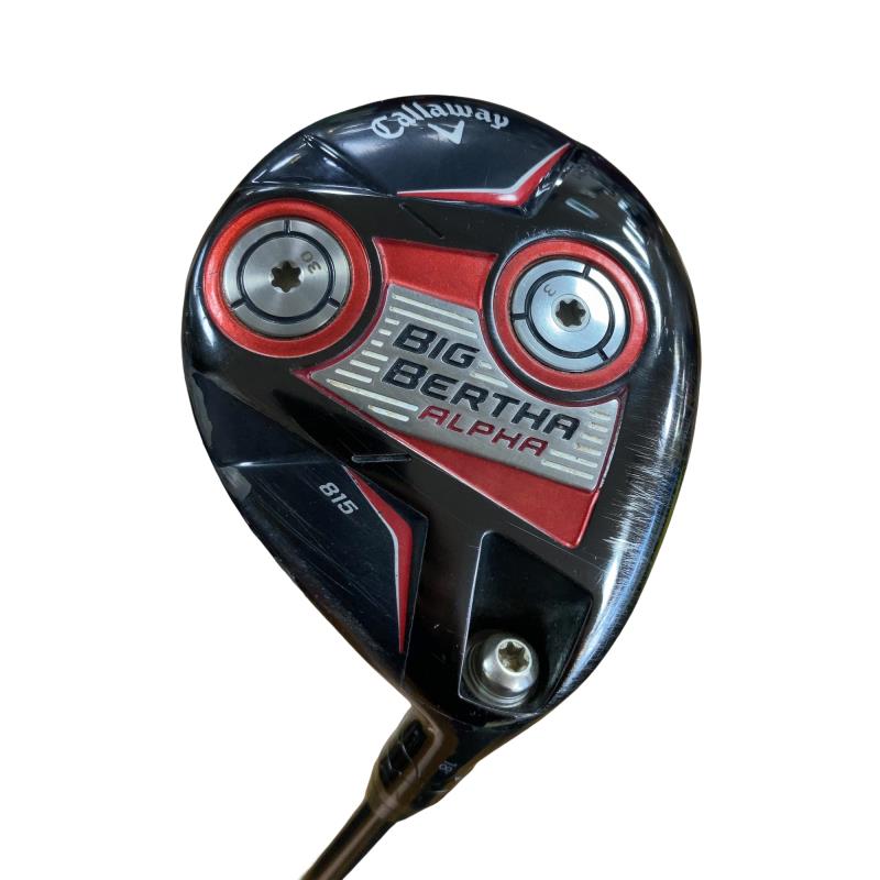 【中古】 キャロウェイ BIG BERTHA ALPHA 815 18° フェアウェイウッド FW BIG BERTHA ALPHA 815(フェアウェイ) (フレックスS) メンズ 男性用 右利き 右用 Dランク ゴルフクラブ