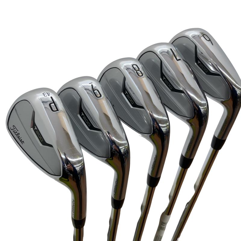 【中古】 タイトリスト Titleist T200(2021) 5S アイアンセット IR NS PRO 880 AMC (フレックスS) メンズ 男性用 右利き 右用 Cランク ゴルフクラブ