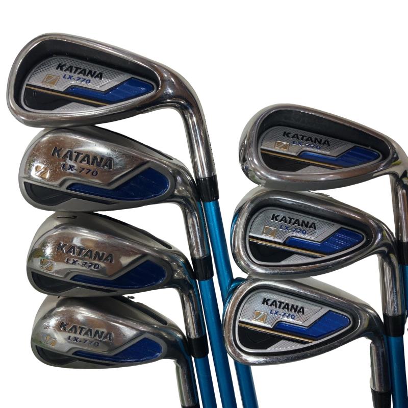 【中古】 カタナゴルフ KATANA LX-770 7S アイアンセット IR Motore Speeder Five(アイアン) (フレックスSR) メンズ 男性用 右利き 右..