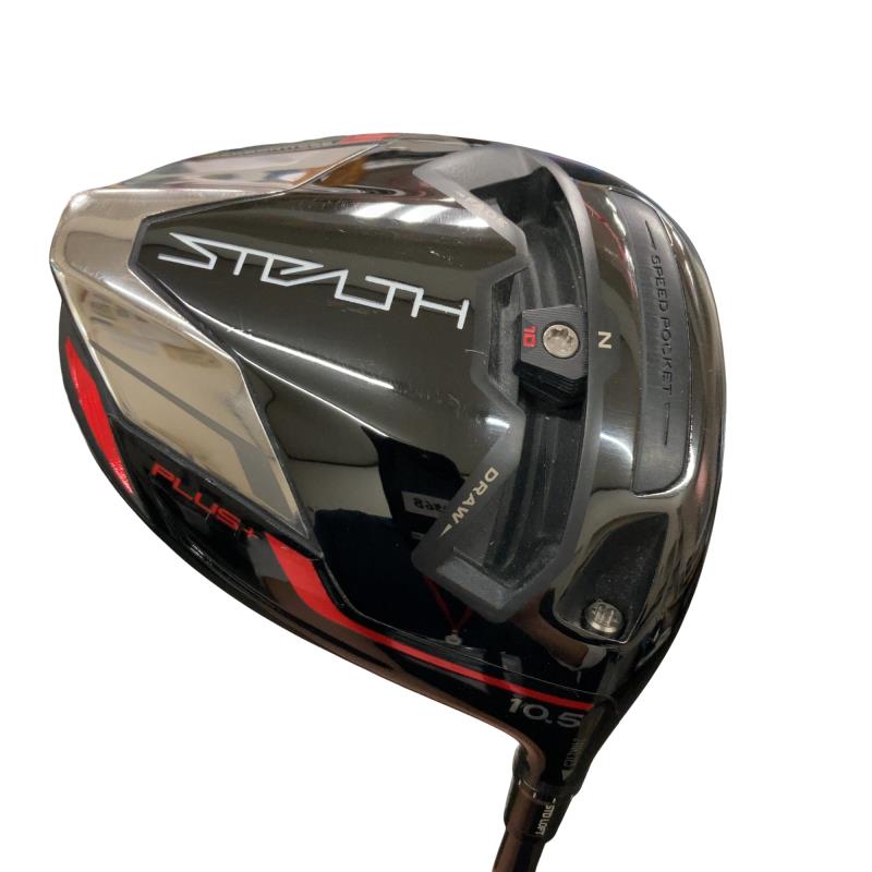 WOSS - 【中古】 テーラーメイド STEALTH PLUS+ 10.5° ドライバー DR TENSEI SILVER TM50(STEALTH DR) (フレックスS) メンズ 男性用 右利き 右用 Cランク ゴルフクラブ