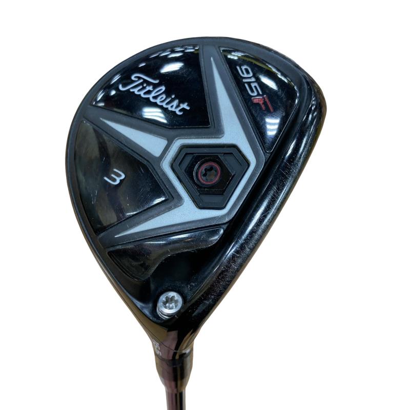 TITLEIST - 【中古】 タイトリスト 915 F 3W(16.5°) フェアウェイウッド FW Tour AD MJ-6 (フレックスS) メンズ 男性用 右利き 右用 Cランク ゴルフクラブ