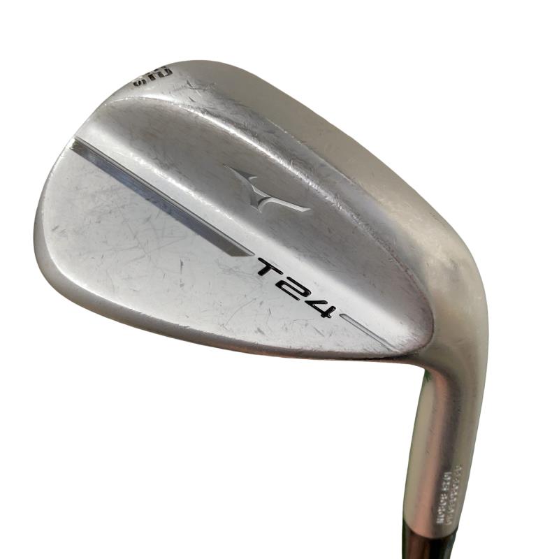 【中古】 ミズノ Mizuno T24(ソフトホワイトサテン) 52°/10° S ウェッジ WG 純正特注シャフト (フレックスS) メンズ 男性用 右利き 右用 Cランク ゴルフクラブ