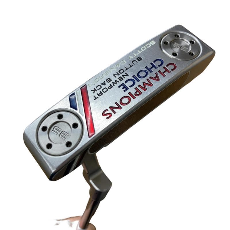 【中古】 タイトリスト SCOTTY CAMERON CHAMPIONS CHOICE BUTTON BACK NEWPORT 34インチ パター PT スチール (フレックスその他) メンズ 男性用 右利き 右用 Cランク ゴルフクラブ
