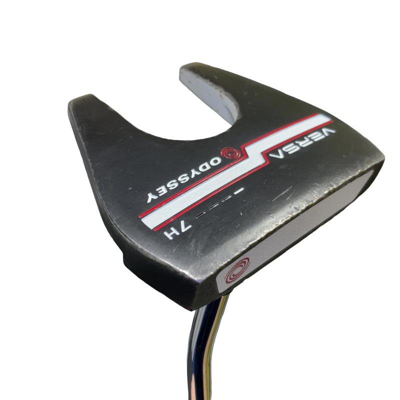 【中古】 オデッセイ VERSA #7H ブラック(ホリゾンタル) 34インチ パター PT スチール (フレックスその他) メンズ 男性用 右利き 右用 Dランク ゴルフクラブ