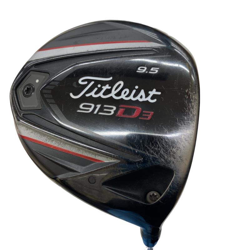 【中古】 タイトリスト 913 D3 9.5° ドライバー DR リシャフト (フレックスその他) メンズ 男性用 右利き 右用 Cランク ゴルフクラブ