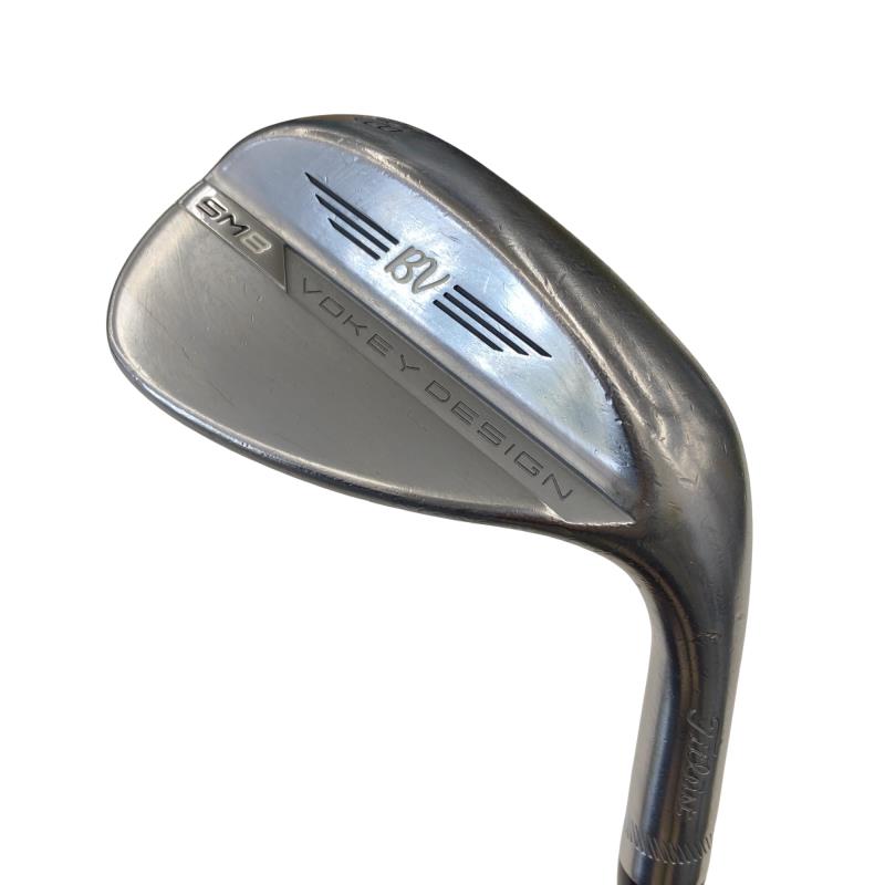 【中古】 タイトリスト VOKEY SPIN MILLED SM8 ツアークロム 58°/14°K ウェッジ WG NS PRO MODUS3 TOUR105 (フレックスS) メンズ 男性用 右利き 右用 Dランク ゴルフクラブ