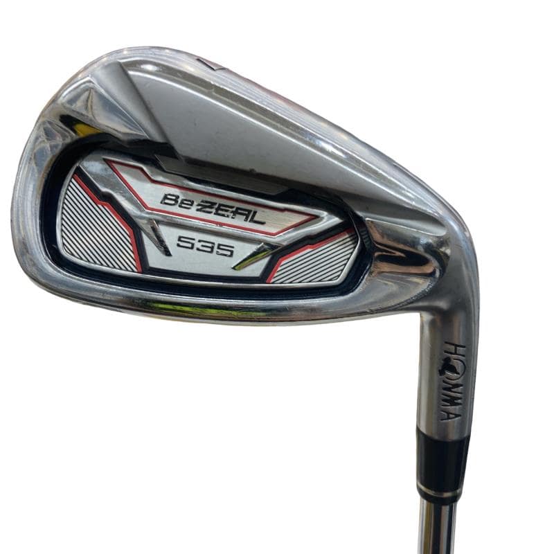 【中古】 本間ゴルフ Be ZEAL 535 5S アイアンセット IR NS PRO 950GH (フレックスR) メンズ 男性用 右利き 右用 Cランク ゴルフクラブ