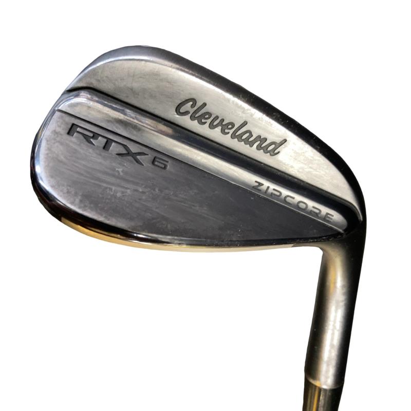 【中古】 クリーブランド Cleveland RTX-6 ZIPCORE ブラックサテン 50°/10° MID ウェッジ WG Dynamic Gold (フレックスS) メンズ 男性用 右利き 右用 Cランク ゴルフクラブ