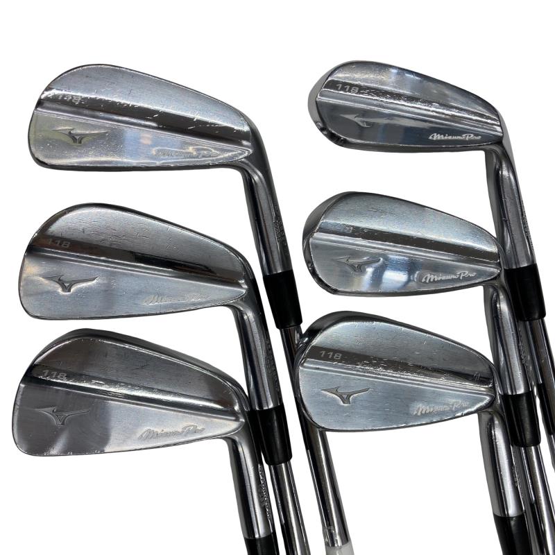 【中古】 ミズノ Mizuno Pro 118 6S アイアンセット IR Dynamic Gold 120 (フレックスS) メンズ 男性用 右利き 右用 Cランク ゴルフクラブ