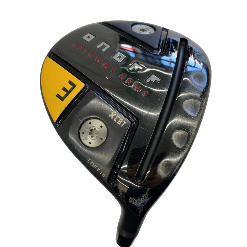 【中古】 ダイワ(グローブライド) ONOFF ARMS(2022) KURO 3W フェアウェイウッド FW リシャフト (フレックスその他) メンズ 男性用 右利き 右用 Cランク ゴルフクラブ