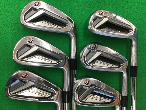 【中古】 ブリヂストン TOUR B 202CBP 6S アイアンセット IR 純正特注シャフト (フレックスSR) メンズ 男性用 右利き 右用 Cランク ゴルフクラブ