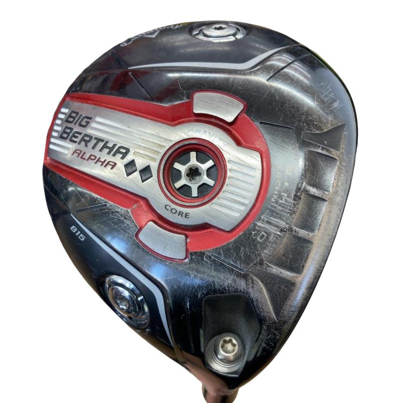【中古】 キャロウェイ BIG BERTHA ALPHA 815◆◆ 9° ドライバー DR 純正特注シャフト (フレックスS) メンズ 男性用 右利き 右用 Cランク ゴルフクラブ