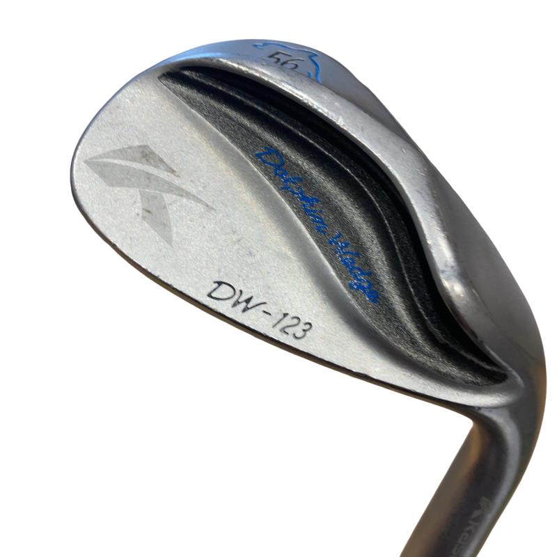 【中古】 キャスコ Dolphin Wedge DW-123 シルバー 56° ウェッジ WG Dolphin DP-231 (フレックスその他) メンズ 男性用 右利き 右用 Cランク ゴルフクラブ