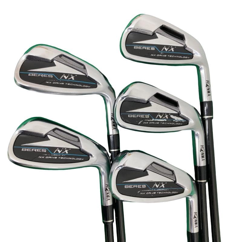 【中古】 本間ゴルフ BERES NX 5S アイアンセット IR VIZARD FOR NX 45(IR) (フレックスR) メンズ 男性用 右利き 右用 Cランク ゴルフクラブ