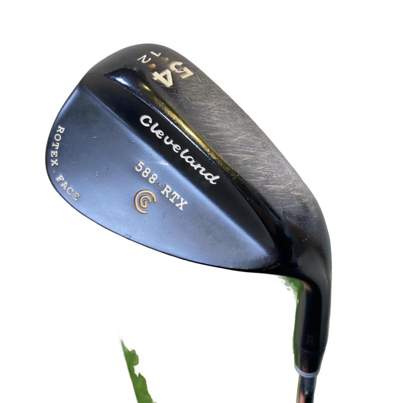 【中古】 クリーブランド Cleveland 588 RTX ブラックパール 54°/12° ウェッジ WG Dynamic Gold (フレックスS) メンズ 男性用 右利き 右用 Cランク ゴルフクラブ
