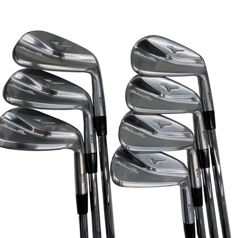 【中古】 ミズノ Mizuno Pro 241 8S アイアンセット IR 純正特注シャフト (フレックスS) メンズ 男性用 右利き 右用 Cランク ゴルフクラブ