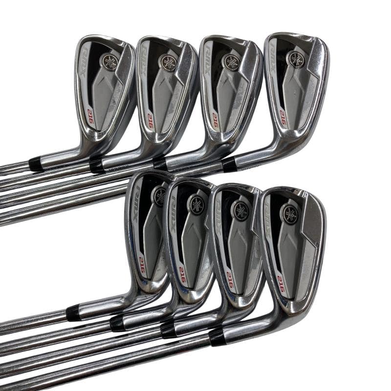 【中古】 ヤマハ RMX 216 9S アイアンセット IR 純正特注シャフト (フレックスS) メンズ 男性用 右利き 右用 Dランク ゴルフクラブ