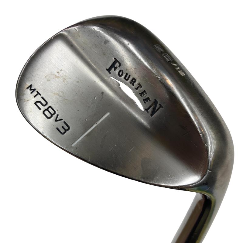 【中古】 フォーティーン MT-28 V3(メッキ仕上げ) 56°/12° ウェッジ WG Dynamic Gold (フレックスその他) メンズ 男性用 右利き 右用 Cランク ゴルフクラブ
