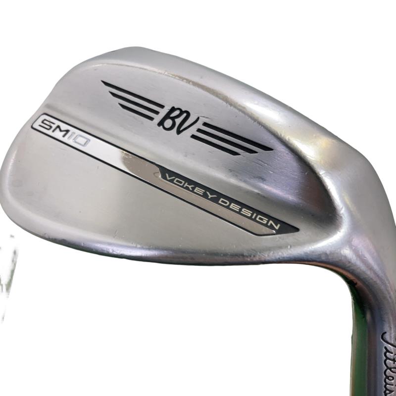 【中古】 タイトリスト VOKEY SPIN MILLED SM10 ツアークロム 54°/12°D ウェッジ WG BV 105 (フレックスその他) メンズ 男性用 右利き 右用 Cランク ゴルフクラブ