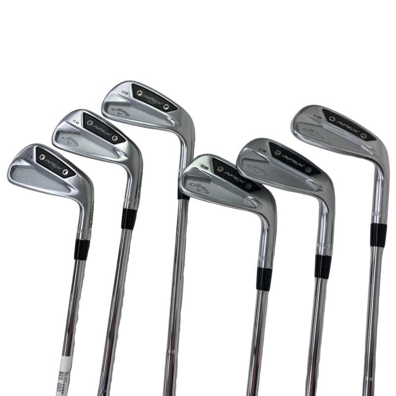 【中古】 キャロウェイ APEX CB(2024) 6S アイアンセット IR Dynamic Gold MID 115 (フレックスS) メンズ 男性用 右利き 右用 Cランク ゴルフクラブ