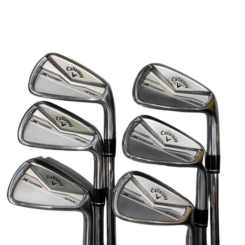 【中古】 キャロウェイ X FORGED STAR(2024) 6S アイアンセット IR NS PRO 950GH neo (フレックスS) メンズ 男性用 右利き 右用 Cランク ゴルフクラブ