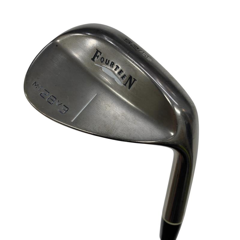 【中古】 フォーティーン MT-28 V3(メッキ仕上げ) 52°/08° ウェッジ WG NS PRO 950GH (フレックスその他) メンズ 男性用 右利き 右用 Cランク ゴルフクラブ