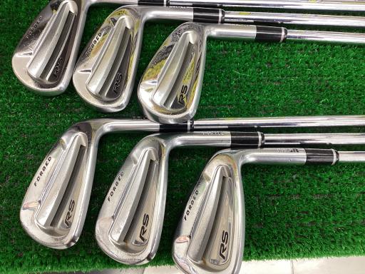 【中古】 プロギア RS FORGED(2018) 6S アイアンセット IR スペックスチールIII Ver.2 (フレックスSR) メンズ 男性用 右利き 右用 Cランク ゴルフクラブ