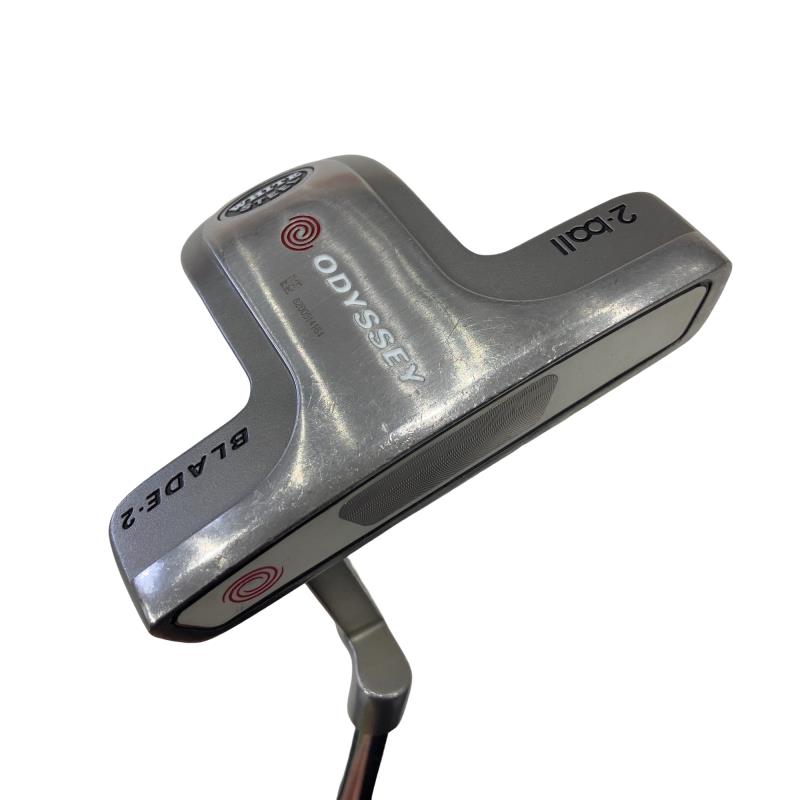 【中古】 オデッセイ WHITE STEEL 2・ball BLADE2 34インチ パター PT スチール (フレックスその他) メ..