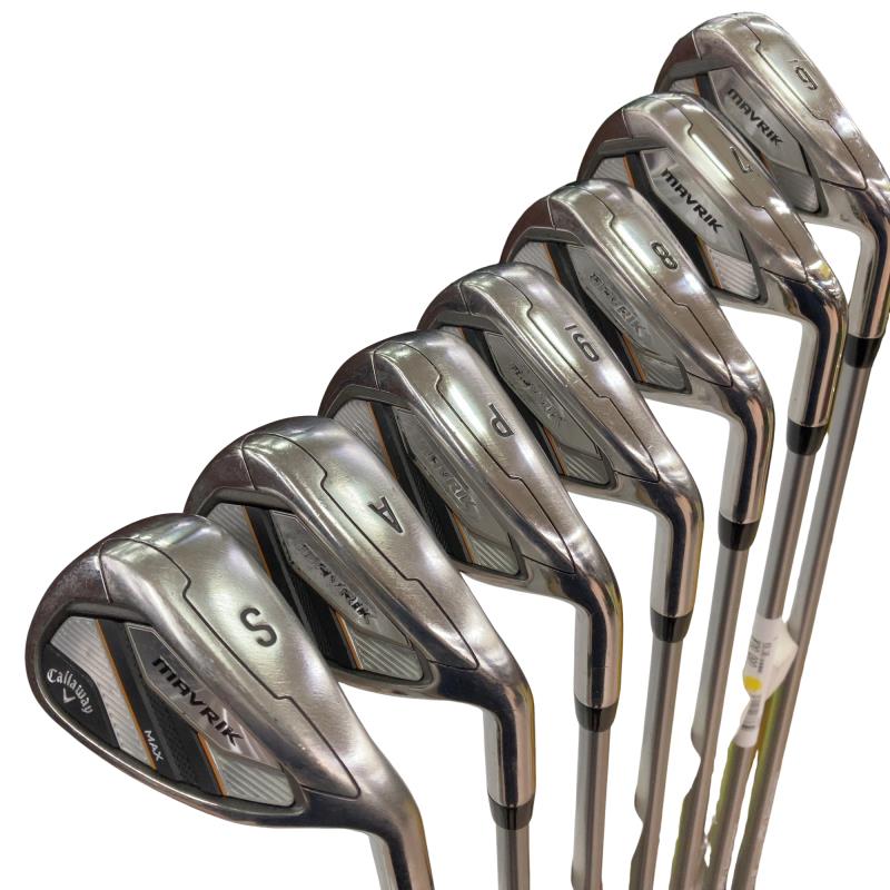 【中古】 キャロウェイ MAVRIK MAX 7S アイアンセット IR Diamana 40 for CW(IR) (フレックスR) メンズ 男性用 右利き 右用 Dランク ゴルフクラブ