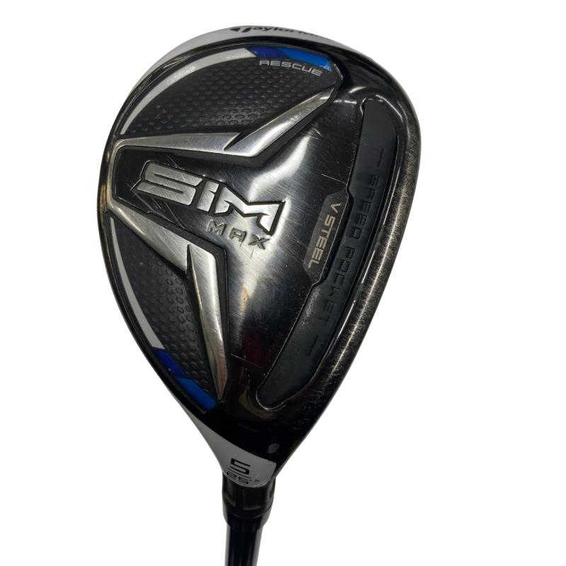 【中古】 テーラーメイド SIM MAX U5 ユーティリティ UT TENSEI BLUE TM60(UT) (フレックスS) メンズ 男性用 右利き 右用 Cランク ゴルフクラブ