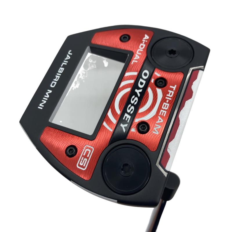 【中古】 オデッセイ Ai-DUAL TRI-BEAM JAILBIRD MINI CS 33インチ パター PT STROKE LAB 90 スチール (フレックスその他) メンズ 男性用 右利き 右用 Bランク ゴルフクラブ