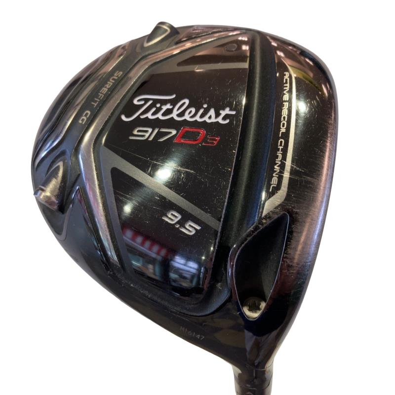 【中古】 タイトリスト 917 D3 9.5° ドライバー DR リシャフト (フレックスその他) メンズ 男性用 右利き 右用 Cランク ゴルフクラブ