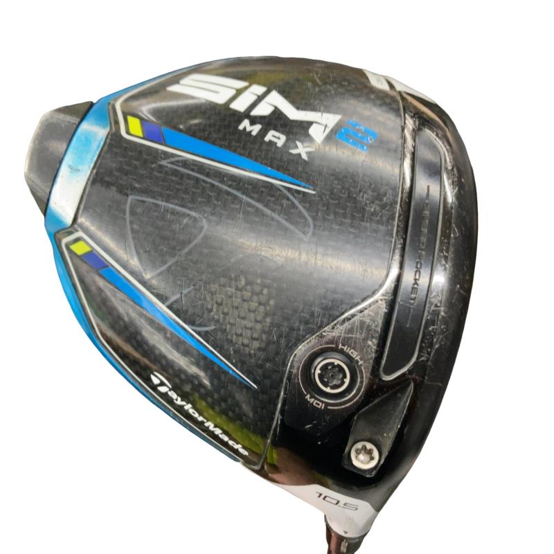 【中古】 テーラーメイド SIM2 MAX 10.5° ドライバー DR TENSEI BLUE TM50(SIM2 DR) (フレックスS) メンズ 男性用 右利き 右用 Cランク ゴルフクラブ