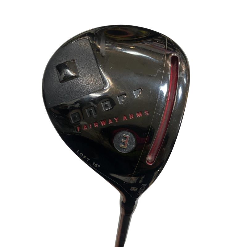【中古】 ダイワ(グローブライド) ONOFF ARMS(2017) KURO 3W フェアウェイウッド FW SMOOTH KICK MP-617F (フレックスS) メンズ 男性用 右利き 右用 Dランク ゴルフクラブ